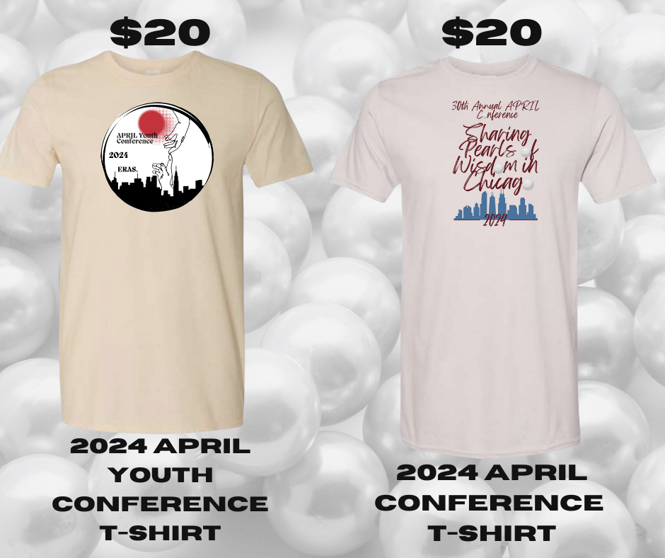 2024 Conference T Shirt Designs for Youth Conference and Annual Conference. All t-shirts are $20.