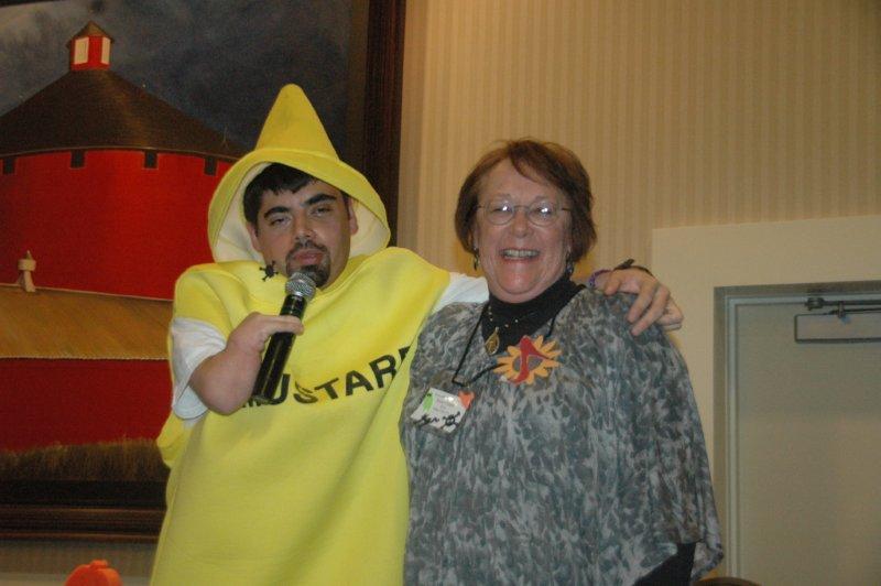 Mustard with a lady